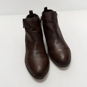 Indigo Road Brown Vegan Leather Ankle Boots